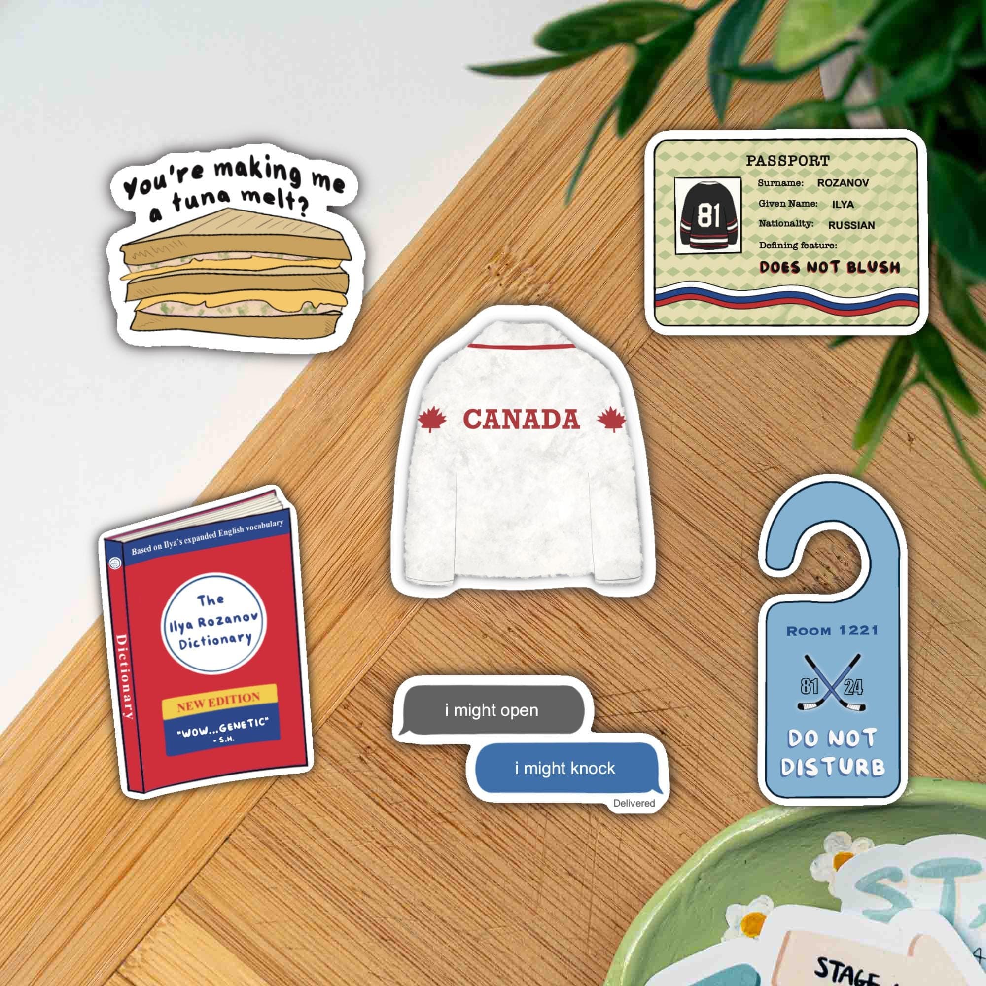 Hockey Rivalry Romance Expansion Sticker Pack